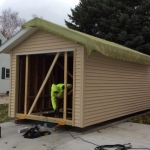 Neenah WI 10x20 Gable on slab delivered